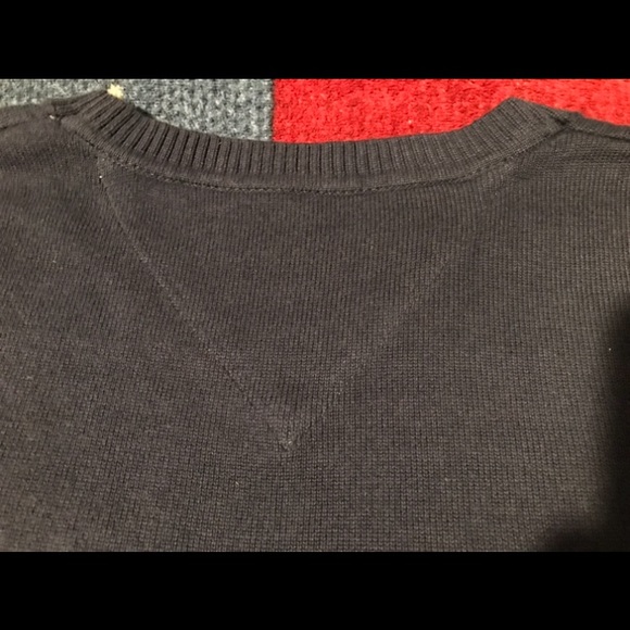 NWOT Vintage Tommy Hilfiger Navy Crew sweater L sportsman sail pwing Golf Rlx 1 - Picture 7 of 10